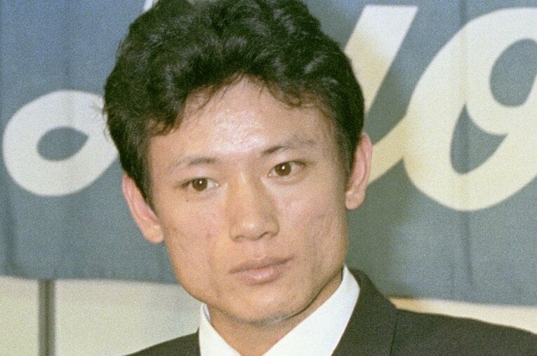 台湾出身の郭泰源。1984年11月、西武の入団会見 ／ photograph by KYODO