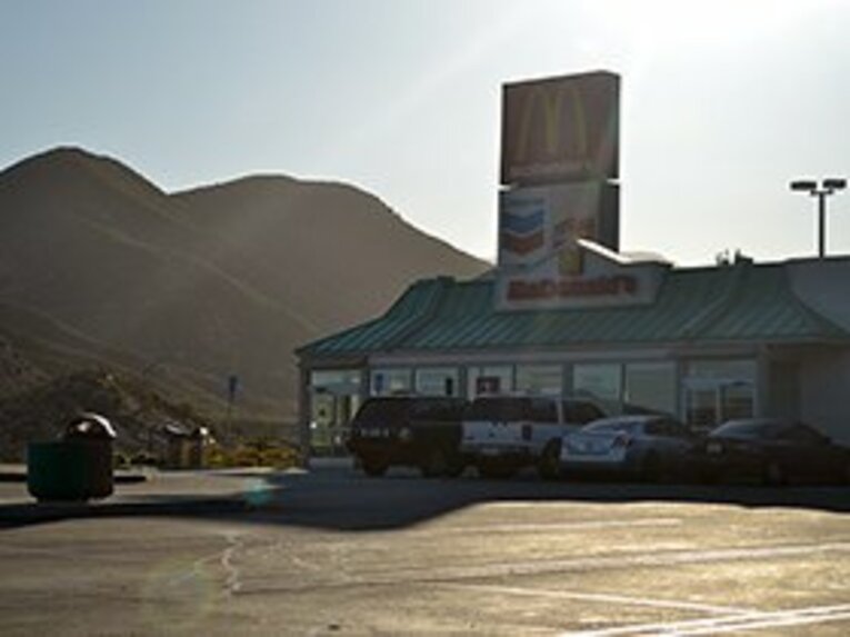 ハイカーの間で有名なマクドナルド。