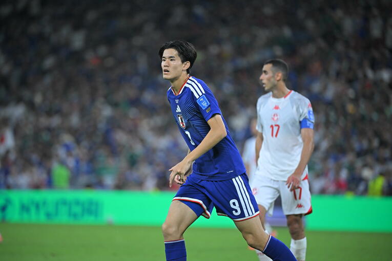 チュニジア戦でW杯の大舞台でもピッチに立った　©Takuya Kaneko/JMPA