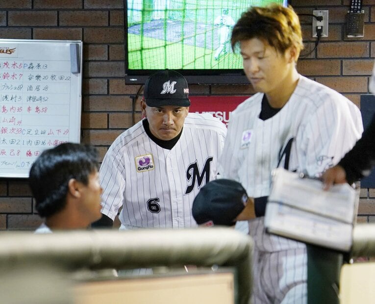 ロッテ井口監督　©︎Kyodo News