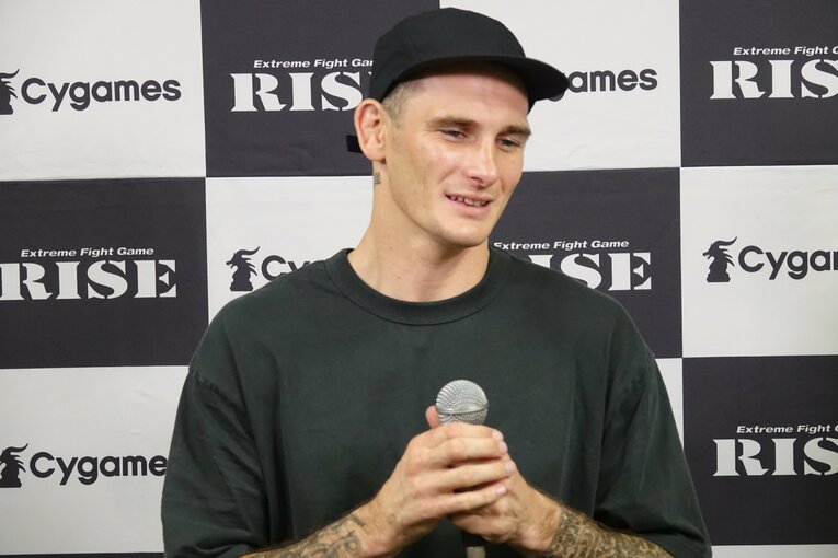 ムエタイのスター選手やシュートボクシングの海人に勝利した実績を持つチャド・コリンズ　©Koji Fuse