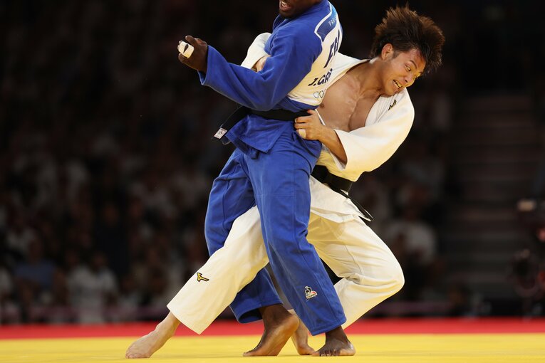 阿部一二三vsガバ、阿部一二三の鍛えられた肉体【1枚目／全2枚】　©JMPA