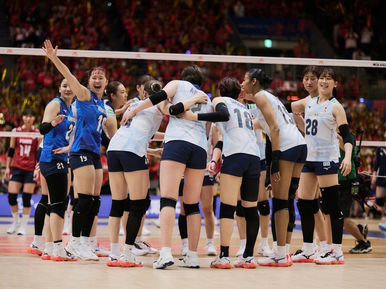 バレーボールネーションズリーグ 韓国戦　©︎Yuki Suenaga