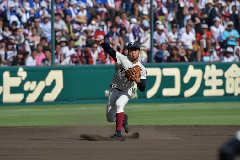 決勝の金足農業戦　　©Hideki Sugiyama