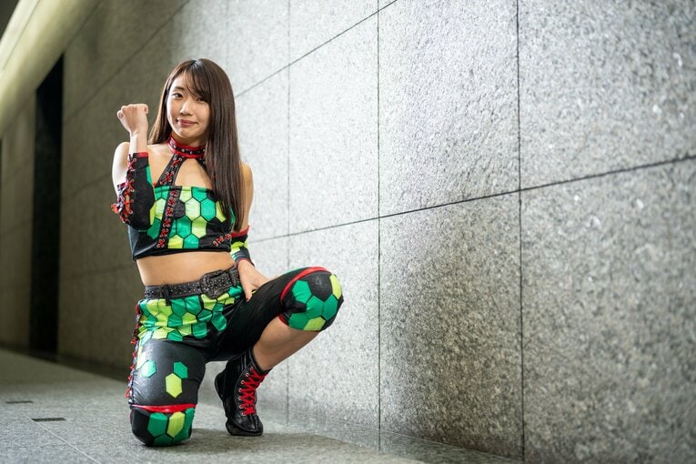 マリーゴールドのプロレスラー・勇気みなみ　©Shiro Miyake