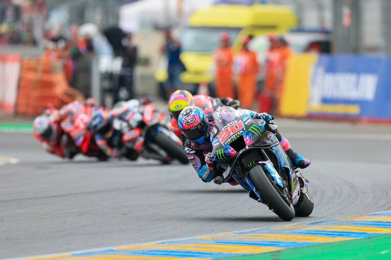 チャンピオンらしい走りを取り戻しつつあるクアルタラロのフランスGP　©Satoshi Endo