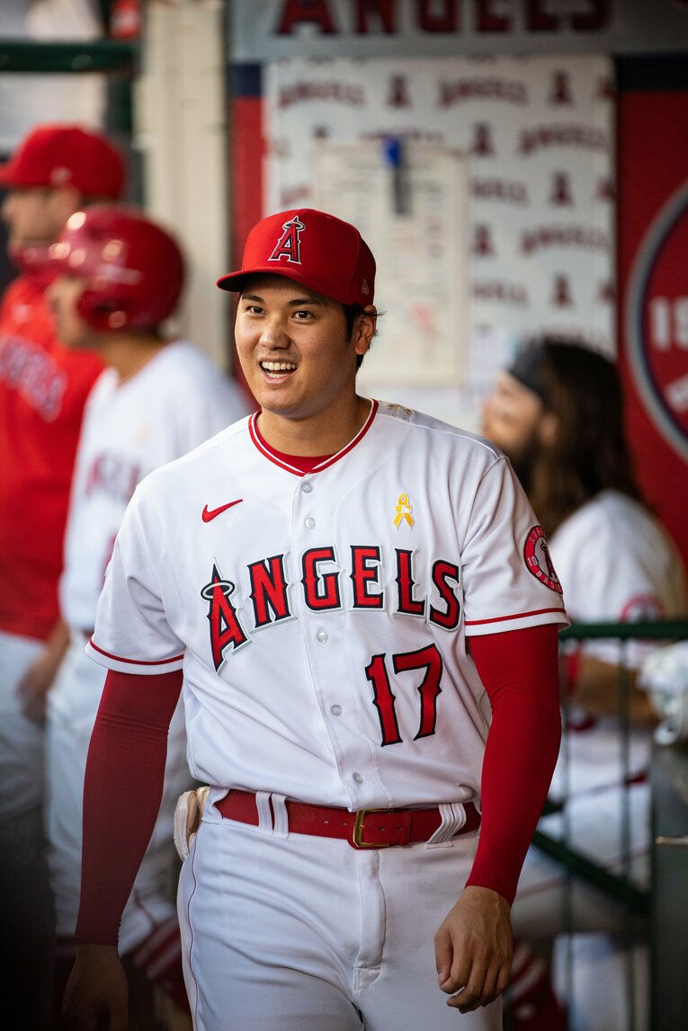 プロ9年目、メジャー4年目（2021年）の大谷翔平　©BUNGEISHUNJU