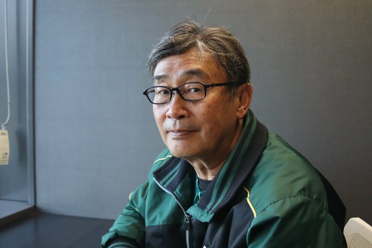 取材に応じてくれた上田氏　©Kou Hiroo