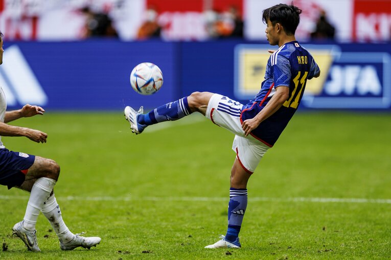 日本代表9月シリーズではアメリカ戦で先発出場した　©Kiichi Matsumoto