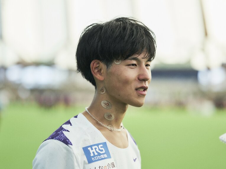 出雲で不調だった2年の桑田に対し、山川ら4年は気遣いを見せていた　©Yuki Suenaga