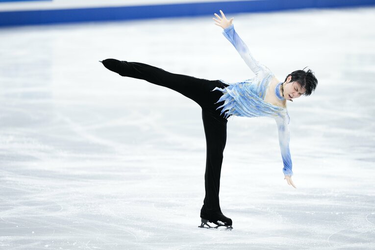 2021-2022シーズンのショートプラグラム『序奏とロンド・カプリチオーソ』　©Asami Enomoto