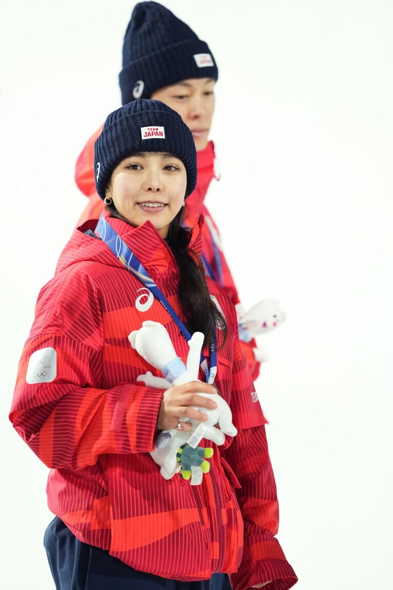 ミラノ五輪ジャンプ混合団体で銅メダルを獲得した日本チーム　©Tsutomu Kishimoto／JMPA
