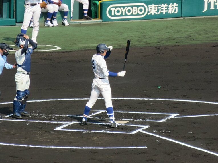 スタンドから見た安田尚憲の貫禄　©︎Yuya Ogata