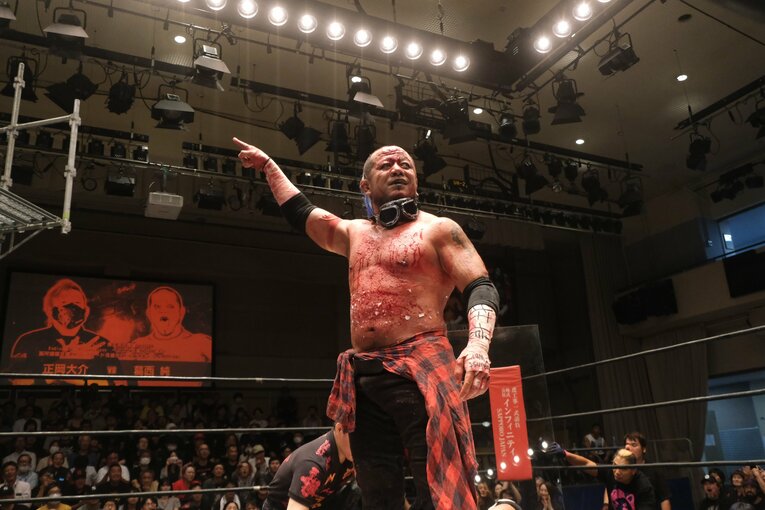 デスマッチのカリスマ・葛西純　©Norihiro Hashimoto