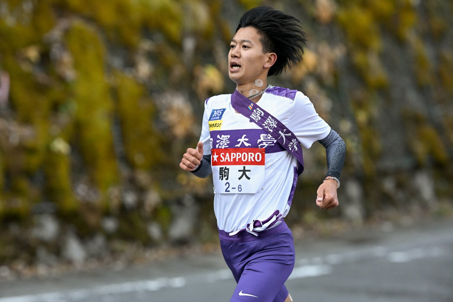 区間賞の有力候補だった駒大の伊藤は後半に失速　©Nanae Suzuki