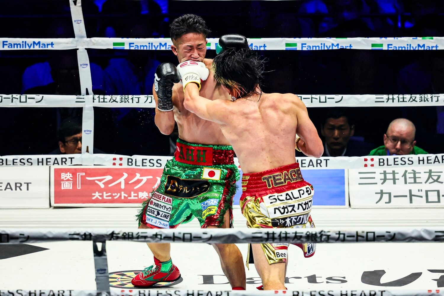 那須川天心の左ストレートもヒットしていたが… ©Susumu Nagao