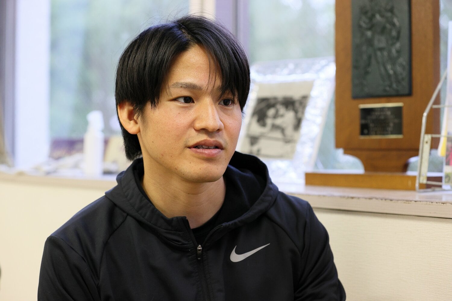 陸上競技の400ｍなどで活躍した元日本代表の木村さん。現在はプロボクサーとして奮闘する　©Shigeki Yamamoto