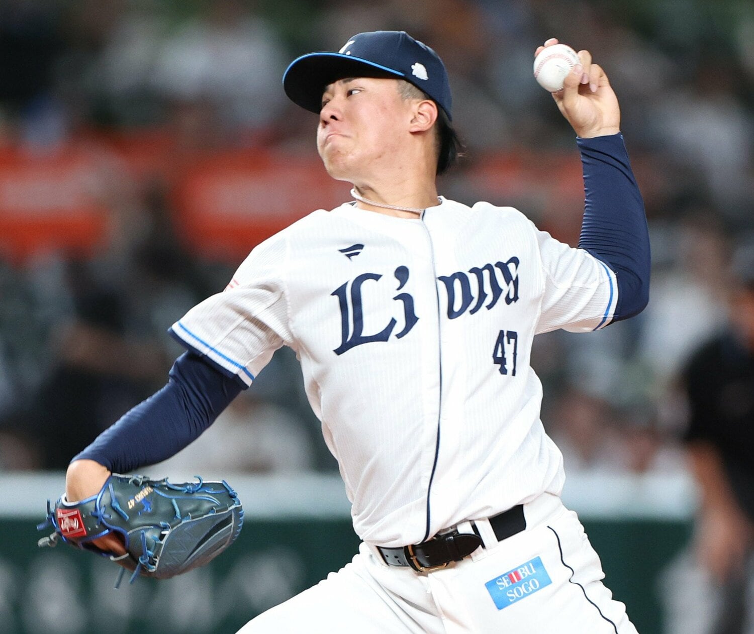 目下の課題は球速アップだという　©JIJI PRESS