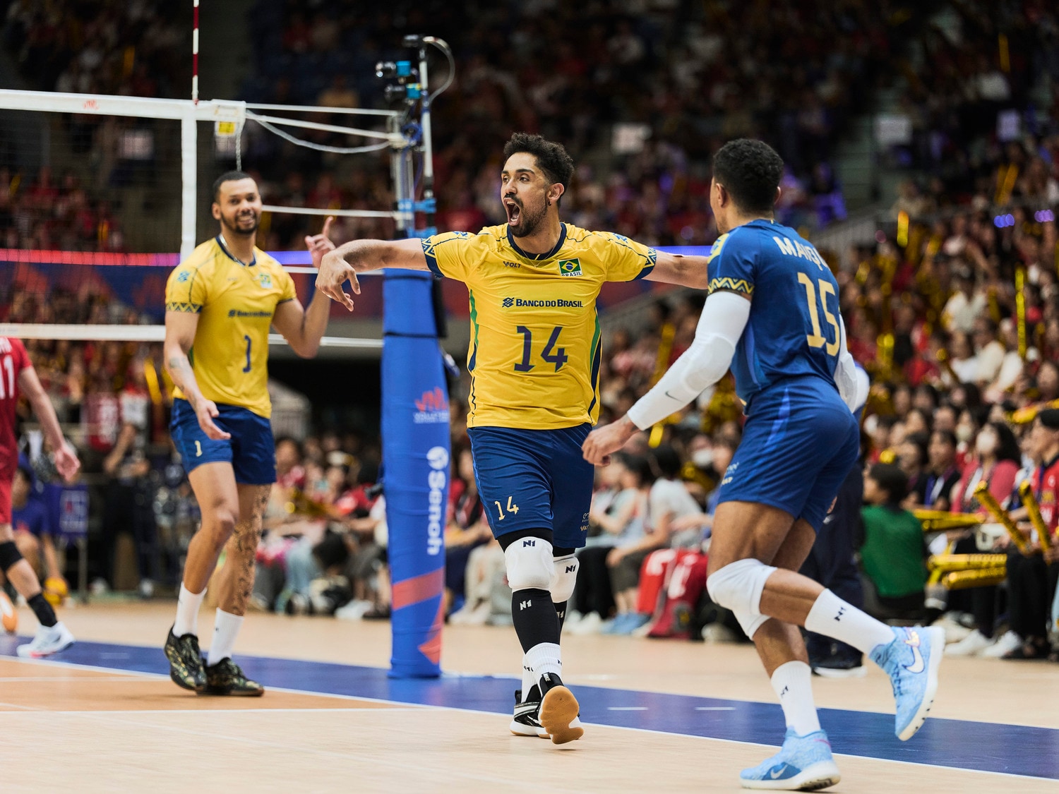 東京、パリ五輪にも出場したブラジル代表セッターのカチョパ（29歳）©︎Yuki Suenaga