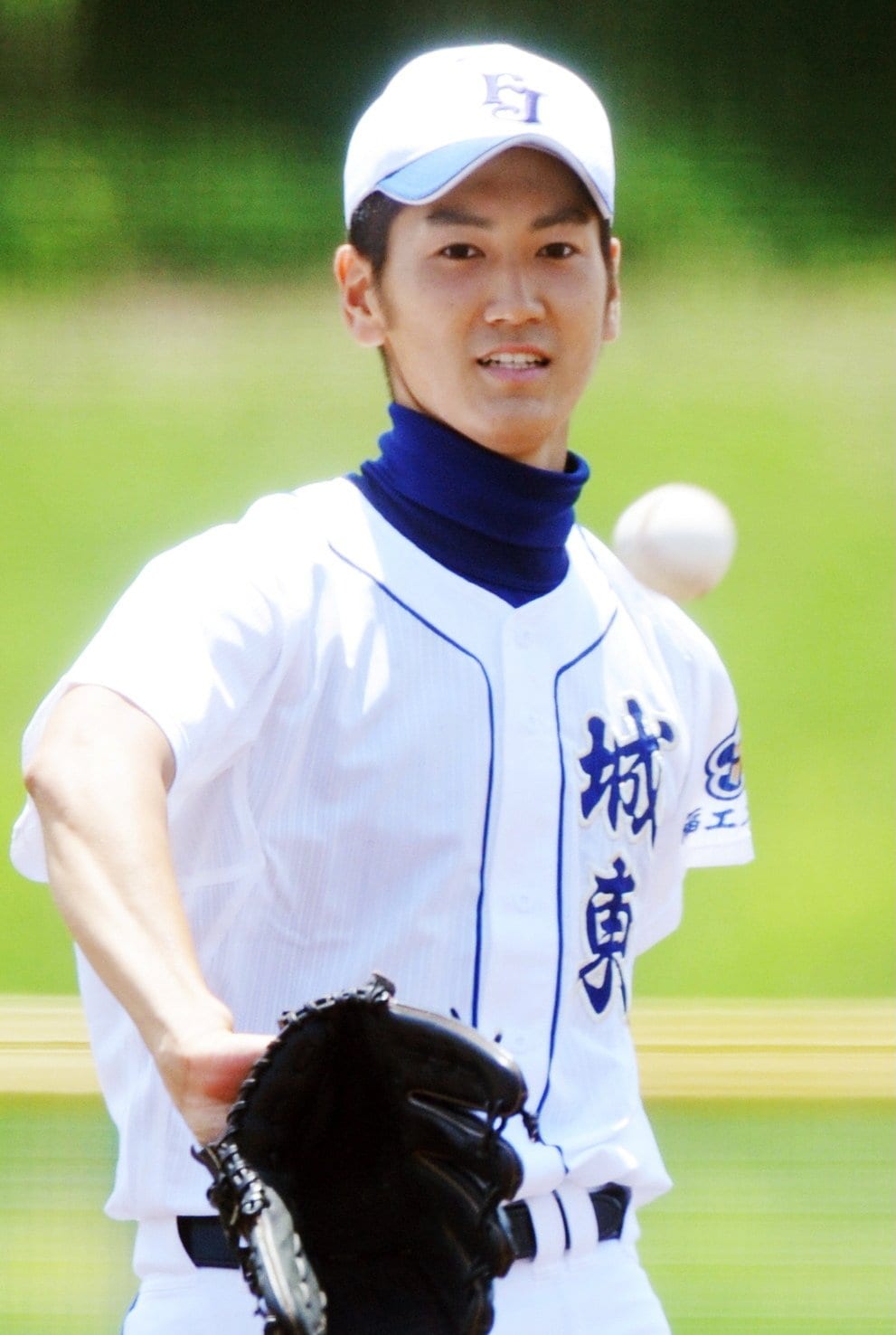 高校時代の笠原 ©JIJI PRESS