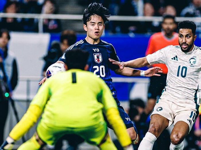 「今回のW杯予選で最悪の出来。タナカとタカイは6.5点だが…」ブラジル人記者が辛口で日本代表サウジ戦評価&採点「クボはさすがに疲れが」<Number Web> photograph by Kiichi Matsumoto