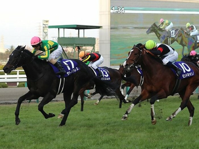 藤沢厩舎、史上初の2歳GI両獲り。朝日杯FSはサトノアレスの完勝劇。<Number Web> photograph by Yuji Takahashi
