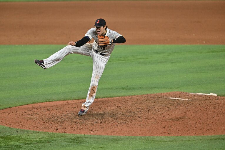 3月22日のWBC決勝アメリカ戦。トラウトへの最後の一球（1／5枚）　©Naoya Sanuki