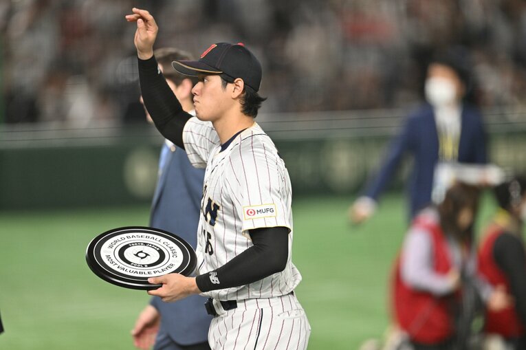準々決勝イタリア戦での大谷　©Naoya Sanuki