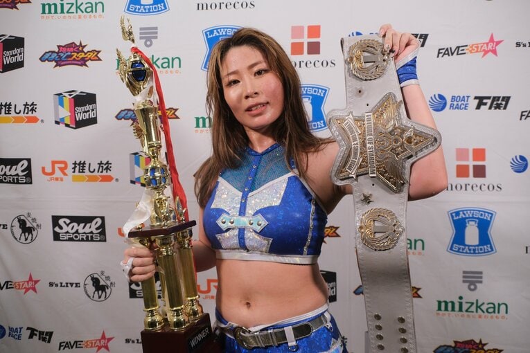 スターダムの大学生レスラー・妃南　©Norihiro Hashimoto