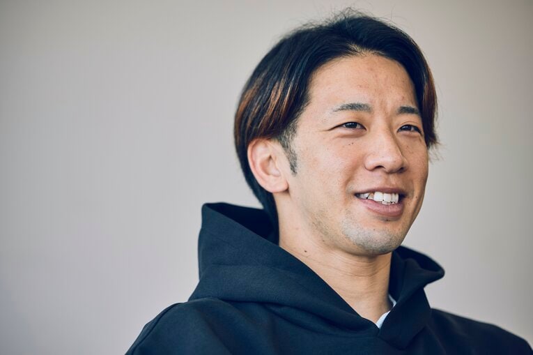 インタビューに応じる野田昇吾　©Kiichi Matsumoto