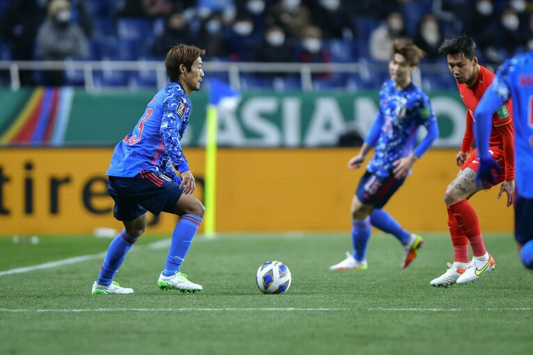 中村憲剛氏が「ゲームコントロール能力が高い」「不在の影響を感じた」と評価する守田英正　©Takuya Sugiyama/JMPA