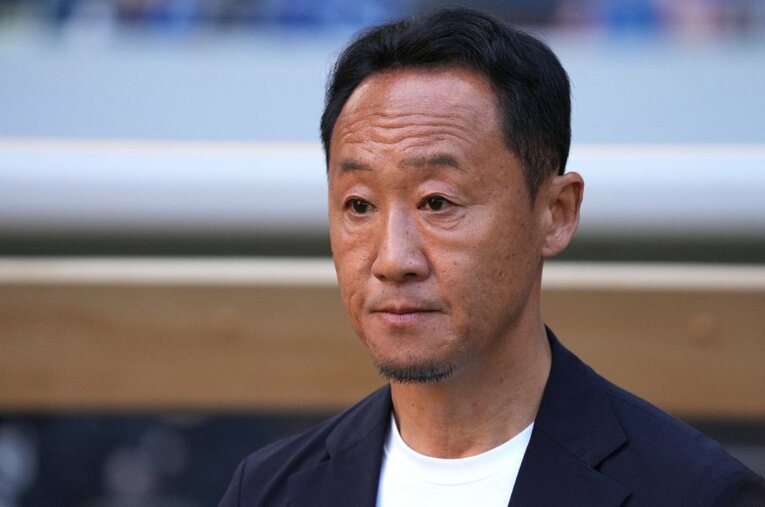 FC町田ゼルビアを率いる黒田剛監督。就任から現在に至るまで、リーグ戦での連敗は一度もない ／ photograph by Etsuo Hara/Getty Images