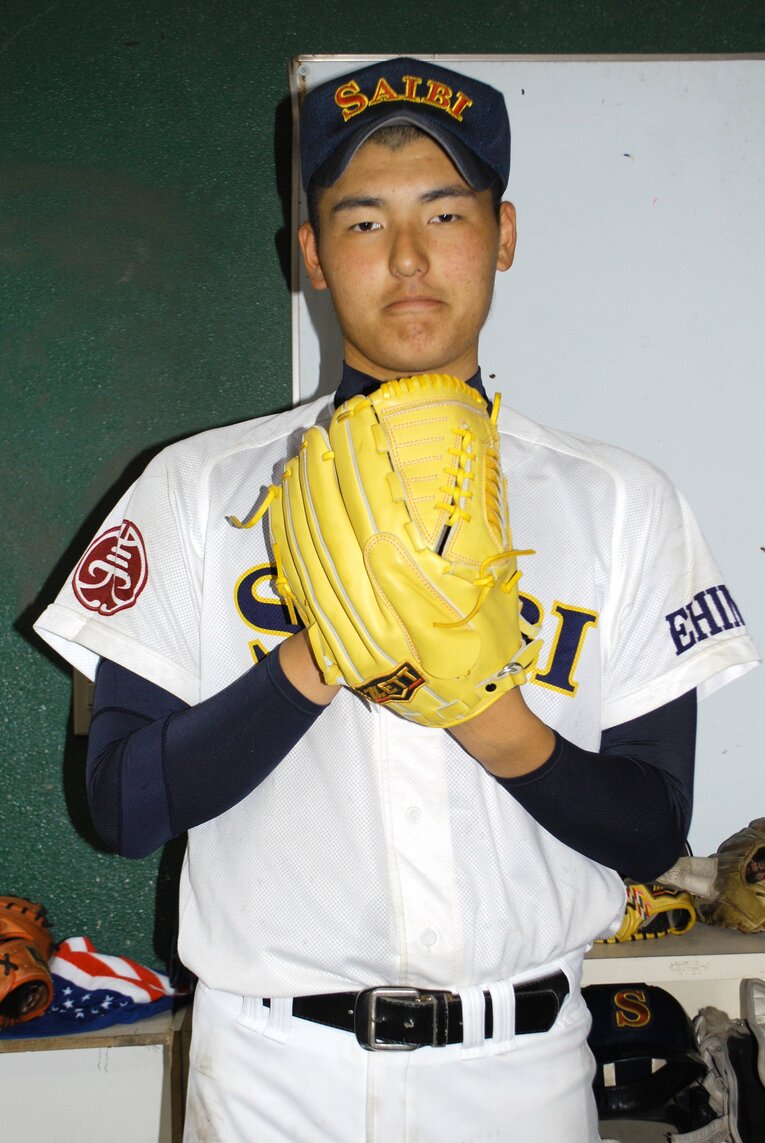 済美高校時代の安楽智大16歳　©︎JIJI PRESS