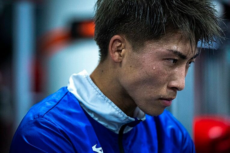 2019年ドネア戦前の公開練習 ／ photograph by Takuya Sugiyama