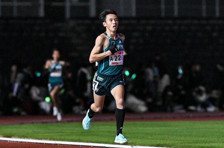 黒田然はMARCH対抗戦に出場するも4組24位とふるわなかった　©Nanae Suzuki