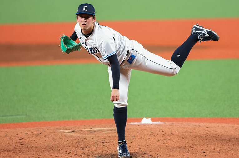 いわゆる「マダックス」を達成した隅田知一郎。プロ野球の「投高打低」を象徴するスタッツとなっている ／ photograph by JIJI PRESS