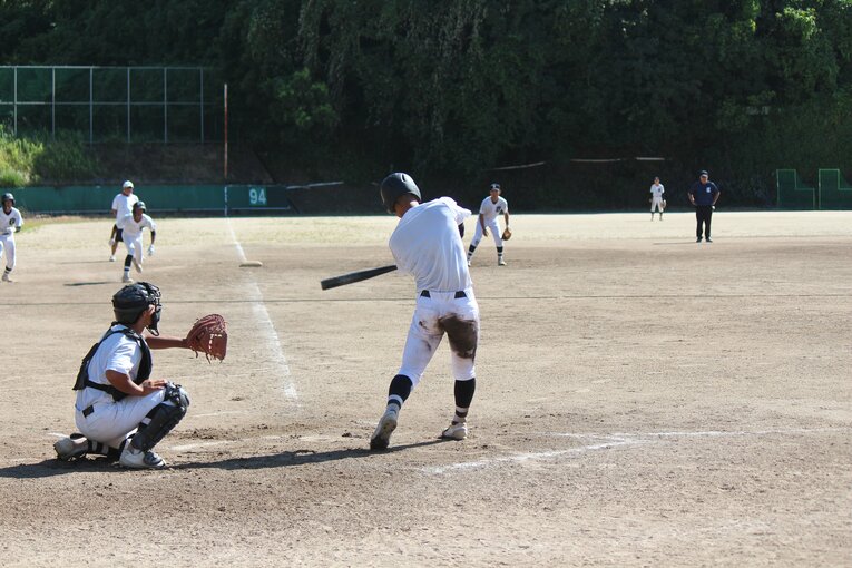 1死三塁からの打撃を練習　©Katsuharu Uchida