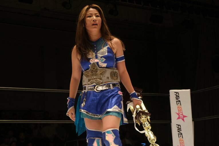 スターダムの大学生レスラー・妃南　©Norihiro Hashimoto