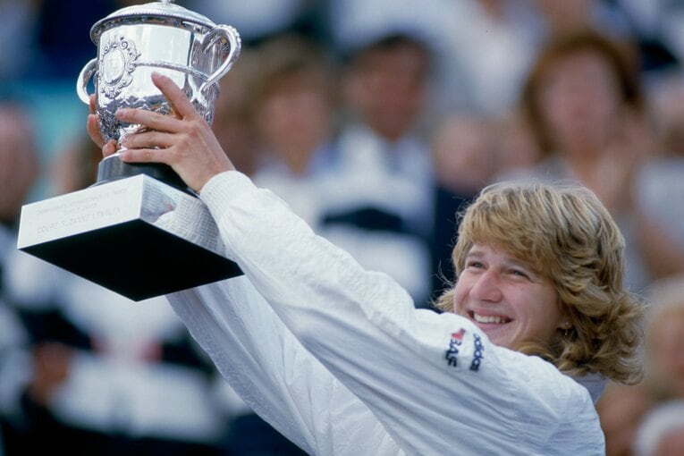 1988年全仏で連覇を飾ったグラフ　©Makoto Kemmisaki