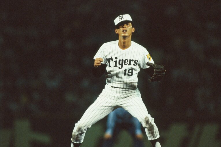 阪神時代の小林繁　©Sports Graphic Number