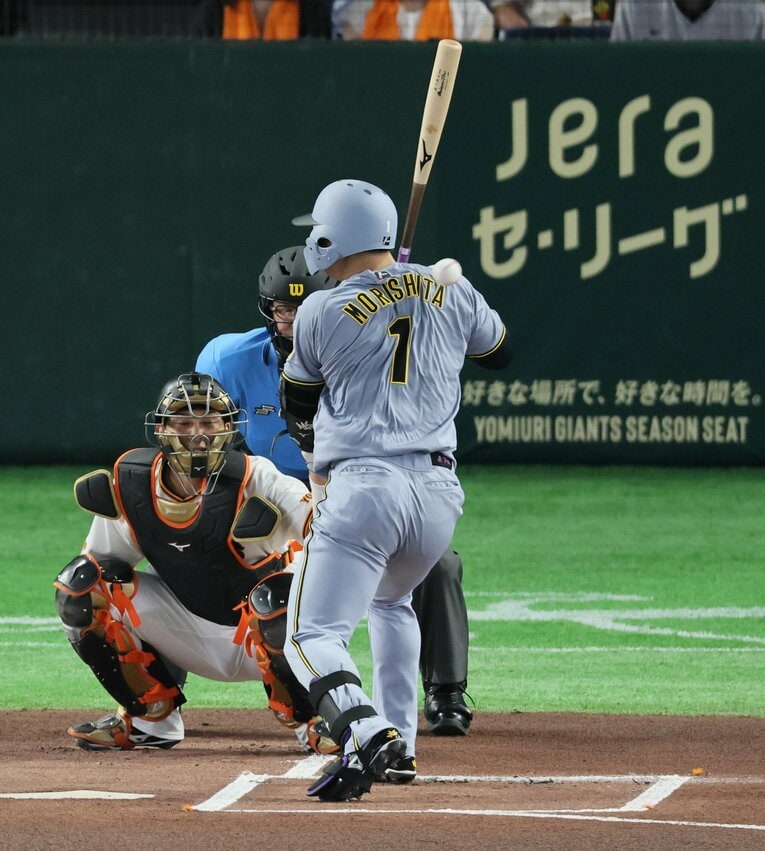 森下翔太の「避け方が下手」は否定　©Sankei Shimbun