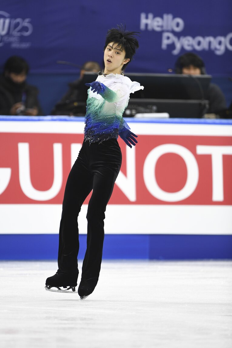 2017年2月、四大陸選手権のフリー　©Asami Enomoto