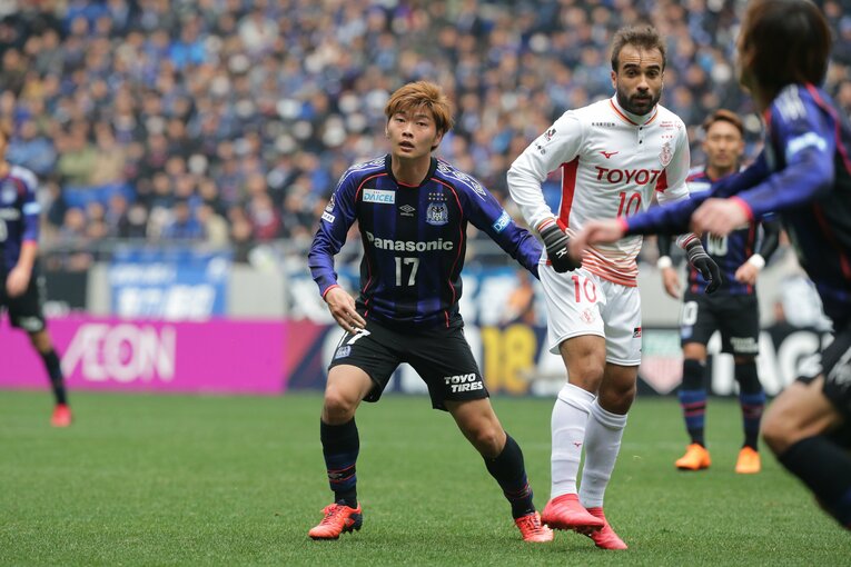2018年J1開幕戦にスタメン出場した市丸瑞希　©︎J.LEAGUE