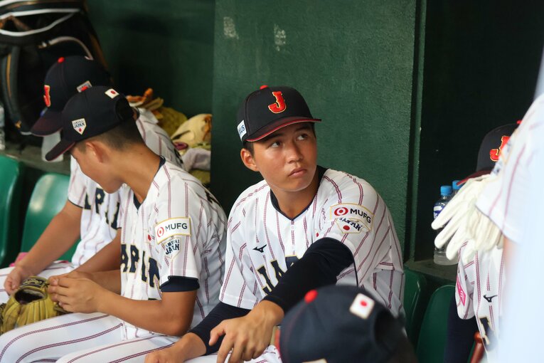 U-18侍ジャパンにサプライズ選考された神戸国際高の川口　©Fumi Sawai