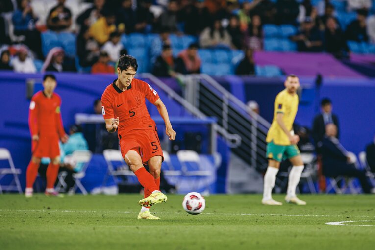 UAEでプレーするパク・ヨンウ　©︎Kiichi Matsumoto