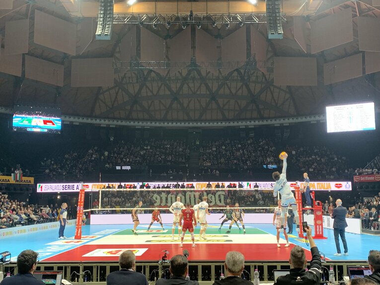 コッパ・イタリア準決勝 ミラノvsペルージャ　©︎Noriko Yonemushi