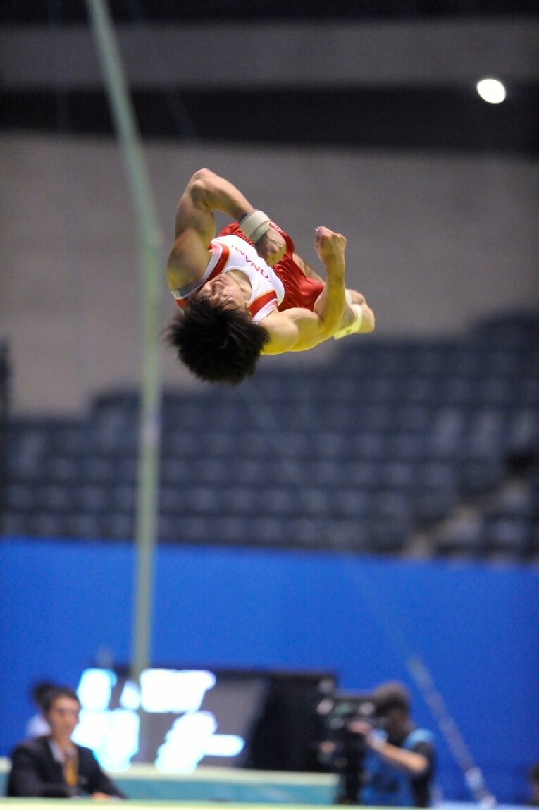 内村航平 ／ photograph by Sports Graphic Number