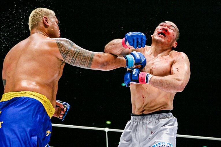 マーク・ハントvs.高阪剛　©Susumu Nagao