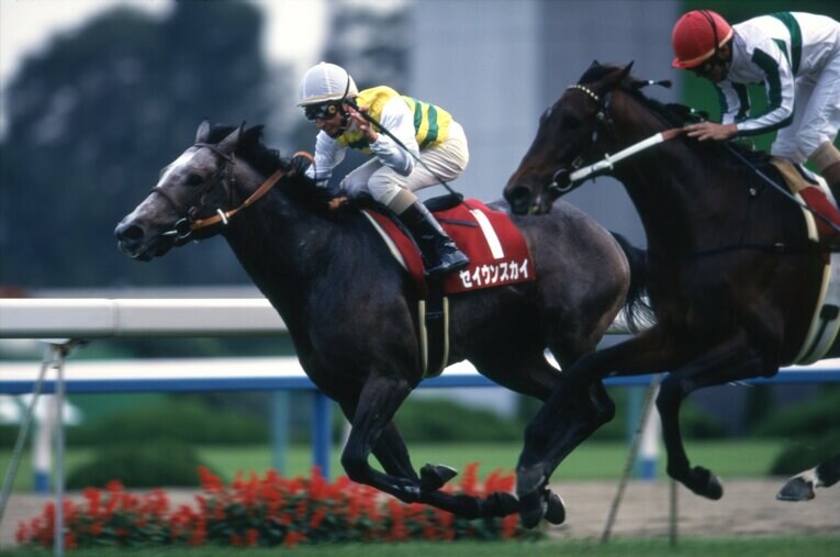 1998年京都大賞典、セイウンスカイ　©Tomohiko Hayashi