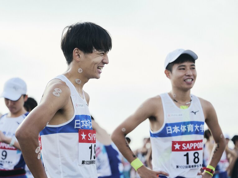 予選会での日体大　©Yuki Suenaga